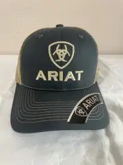 Ariat Mens B-Fit Shield Logo Mesh Back Snapback Cap Hat