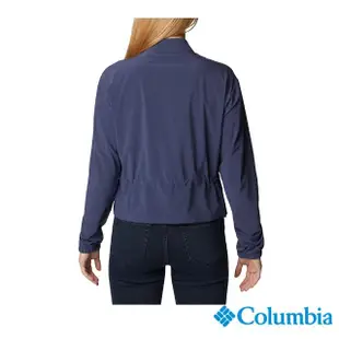 【Columbia 哥倫比亞 官方旗艦】女款-Boundless Beauty防潑短版外套-深藍(UAR03860NY / 2023年春夏)