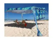 easierhike Beach Sunshade with Side Wall Shade Windproof Design,Sun Shelter U...