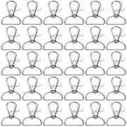 Swivel Clasp Swivel Snap Hooks Trigger Clips 1 Inch D Rings Metal Lobster Claw
