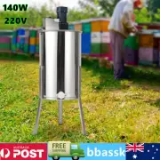 3 Frame Electric Honey Extractor Beekeeping Bee Hive Spinner Honey Shaker 140W