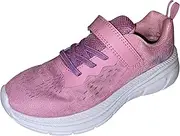 [Lelli Kelly] LKAA4050 Metallic Pink Trainers with Single Strap and Elasticated Lace
