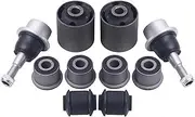 10pcs Rear Suspension Control Arm Bushing Ball Jiont Compatible For Cadillac SRX 2010-2016 15853188 15853187