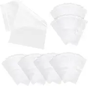 [RORPOIR] 100pcs Transparent Airtight Storage with Zips Sealable Large Cellophane Self Seal Pouch Wallet Packing Cube Pouches Baggies Reusable Mag Proof Bulk Tote Pe