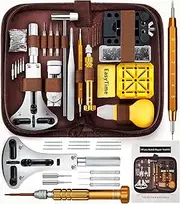 EasyTime Watch Repair Kit, Watch Link Removal Tool, Watch Band Adjustment, Including Watch Back Case Opener, Spring Bar, Operation Manual, Suitable for Battery Replacement and Strap disassemble