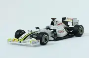 Brawn GP 001 Jenson Button 2009 Rare Formula 1 F1 Diecast Car 1:43 + Magazine
