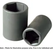 4x Sidchrome METRIC STANDARD IMPACT SOCKETS 3/8” Drive- 13mm, 14mm Or 15mm