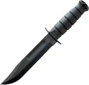 Kabar Full Size Black Fixed Blade Knife 1213, Nylon Sheath
