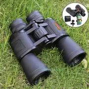 20X50 HD Military Zoom Powerful Binoculars Day/Night Handheld with Phone Holder