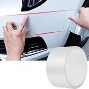 ToLanbbt Car Door Edge Guard Protector, Anti-Scratch Anti-Collision Strips, Car Door Scuff Plate Protectors, Transparent Invisible Tape Fits for Most Rear Bumper/Door (33Ft x 1.97" x 1/50")