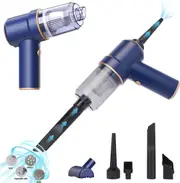 Car Vacuum Cleaner Cordless, Handheld Air Blower Duster Suitable for Cars, Homes, Offices, Pets.