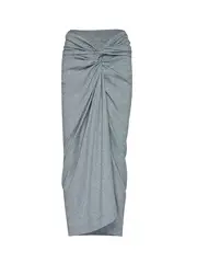 [Dries Van Noten] Jersey Skirt With Frontal Twist