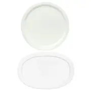 CorningWare F-15-PC 15oz French White Lid and F-16-PC 16oz French White Lid