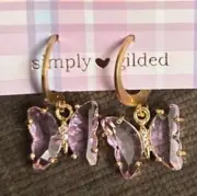Handmade Glass Butterfly Earrings - You Choose