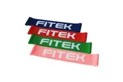 FITEK Mini Powerband Resistance Package - Pack of 4 Bands: Pink, Green, Red & Blue