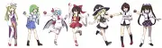 Anime touhou marisa kirisame sanae kochiya remilia Playmat Gaming Mat