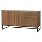 Buffet Sideboard Storage Cabinet Walnut Levede