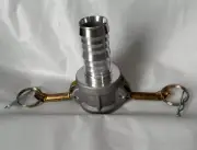 Midland 61-933 Aluminum Cam and Groove, Type C, 1 1/4" Female Coupler, 1 1/4"