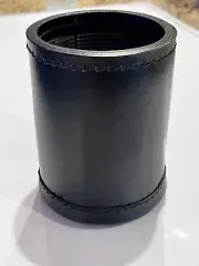 JUMBO SIZE LEATHER DICE CUP BAR QUALITY COMMERCIAL GRADE SHIPS FREE FREE DICE!