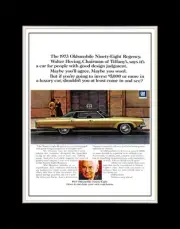 1973 Oldsmobile Ninety Eight Regency - Matted for 11x14 Frame