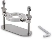 Stainless Steel Adjustable Testicle Stretcher Cock Ring for Men Chastity Bondage Testicle Sack Ball Stretcher Penis Training Testicle Rings SM Sex Toys For Men