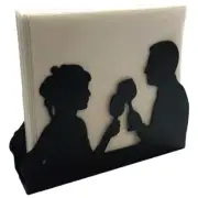 Napkin Holder: Freestanding Tissue Dispenser; Napkin Holder for Table, Kitchen!