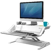 Fellowes Lotus DX Sit Stand Workstation White