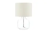 Amalfi Tobit Glass Table Lamp Reading Working Bedside Lamp Home Office Decor