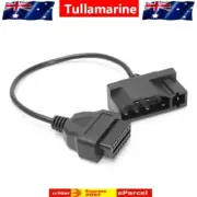 Diagnostic Tool 7Pin Male OBD1 to OBD2 16Pin Adapter Cable Compatible With Ford