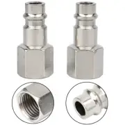Quick Release Fittings Euro Male Coupler Hose Silver Thread With Female
