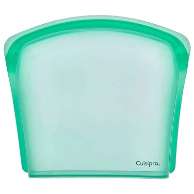 Cuisipro Reusable 67.5oz Silicone Sandwich, Food Storage & Cooking Bag