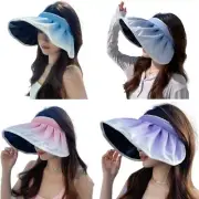 Women Hat Sun Hat Women Sun Hat Foldable Ponytail Hole