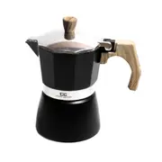 Coffee Culture 3 Cup 30ml Stove Top Short Espresso Percolator Coffee Maker Black