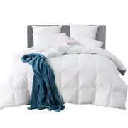 NNEDSZ Bedding 800GSM Goose Down Feather Quilt Cover Duvet Winter Doona White Su