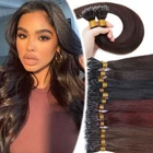 Russian NANO RING 100% Remy Human Hair Extensions Micro Loop Beaded Tip Weft USA