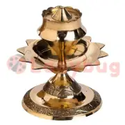 BRASS INCENSE BURNER 8CM Stick Holder Smoke Fragrance Home