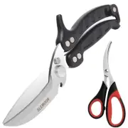 Heavy Duty Poultry Shears Kitchen Salad Scissors for Chicken Turkey Herb Vege...
