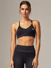 Running Bare Push Up Sports Bra. Shop Black Workout Crop Tops.