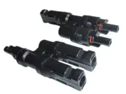 LightCatcher-Solar T-branch connector for connecting 2 LightCatcher-Solar Panels