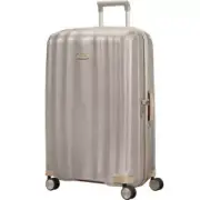 Samsonite Lite-Cube Prime Large 76cm Hardside Suitcase Matt Ivory Gold 15675