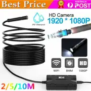 Wireless 1920P LED Endoscope WiFi Borescope Inspection Camera for iPhone Android