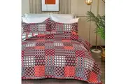 100% Cotton Lightly Quilted Coverlet Set Olivadi Queen 230 x 250 cm