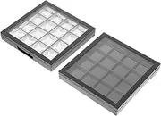 CANIGHT 2pcs Eye Shadow Box Lipstick Tray Empty Blusher Tray Eyeshadow Sub Plate Eye Shadow Tray Eyeshadow Holder Empty Highlighter Container Cosmetic Container Face Blusher Plate