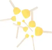 Journal Decor Sponge Stamps 30pcs Round Sponge Brushes Watercolor Tools Cookie Decorating Brushes
