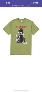 Supreme x Frank Frazetta Destruction Tee Sz Small. New Sealed Pkg