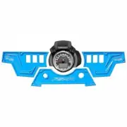 50 Caliber Racing 6 Switches Aluminium Blue Dash Panel For Polaris RZR XP 1000