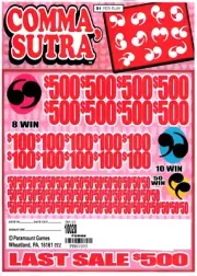 Pull Tab Tickets - Jar Tickets - Game - Comma Sutra
