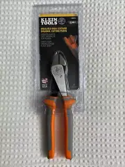 Klein Tools 2288RINS Diagonal Cutting Pliers, Insulated, High Leverage, 8-Inch