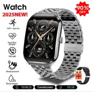 New Ultra Thin Smart Watch Men 1.96" AMOLED 368*448 HD Pixel Display Always Show