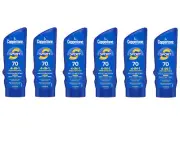 Coppertone Sport Sunscreen Lotion, SPF 70 Sunscreen, 7 fl oz - Pack of 6